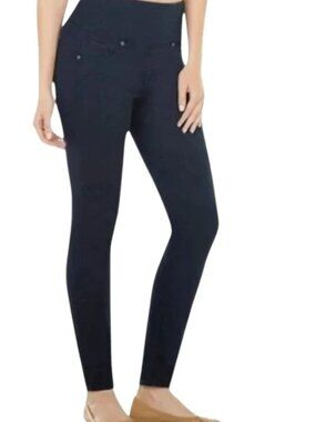 SPANX Midnight Black High-Waist Skinny Leggings